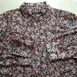 LRL Cotton-Silk Blouse